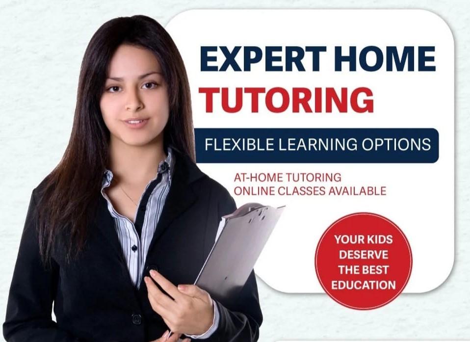 Expert home and online tutoring – tutor with clipboard and flexible learning options